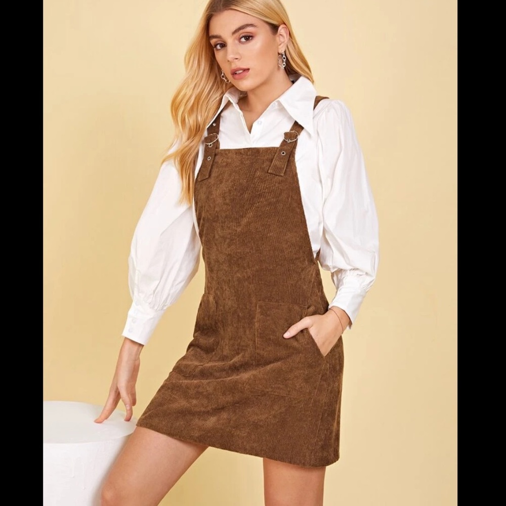 SHEIN NEW🌻 casual overoll style dress